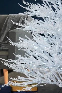 Pre-Lit Arctic Ice Twig Christmas Tree, 6 Ft