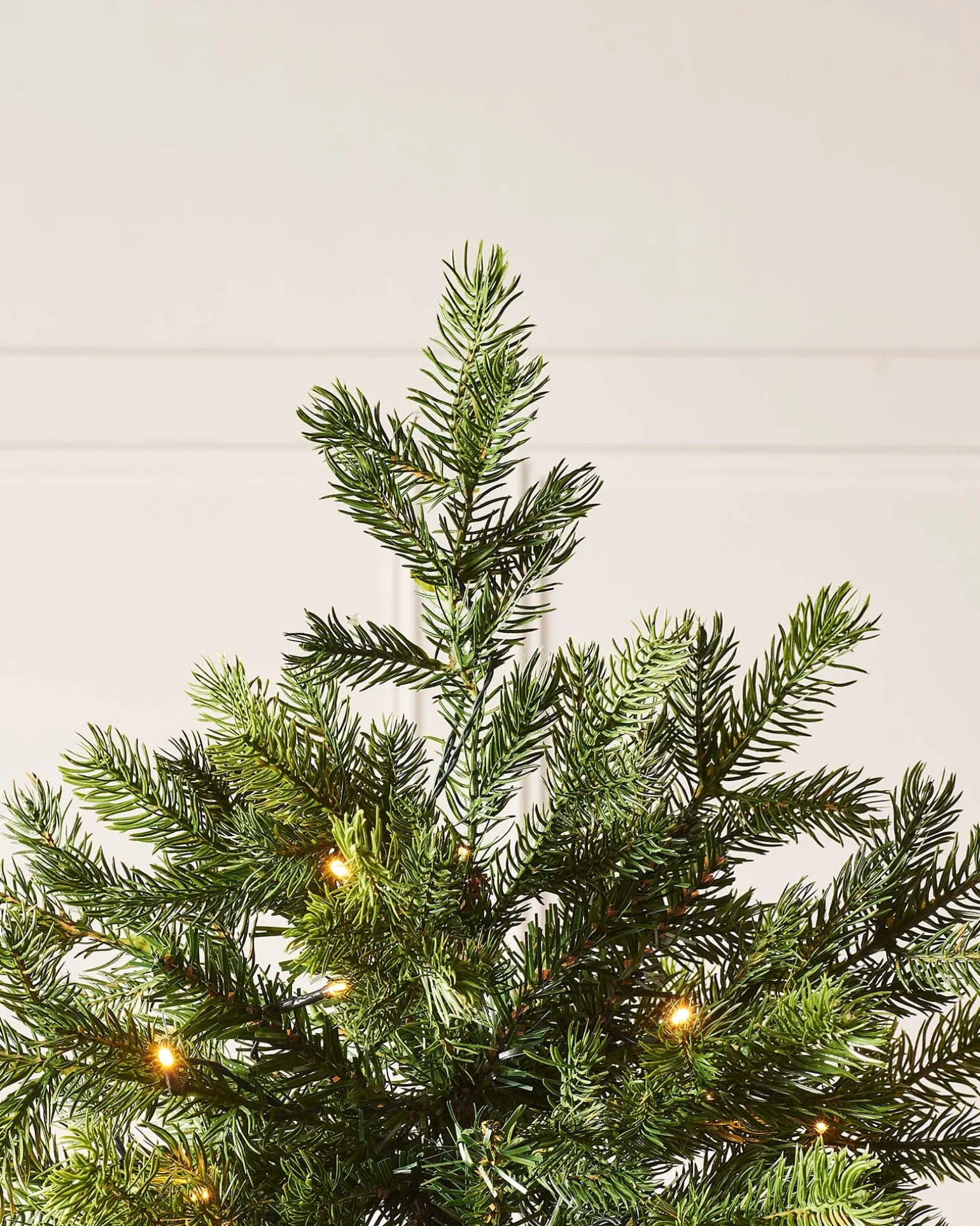 Pre-Lit Balsam Fir Christmas Tree, 6 Ft