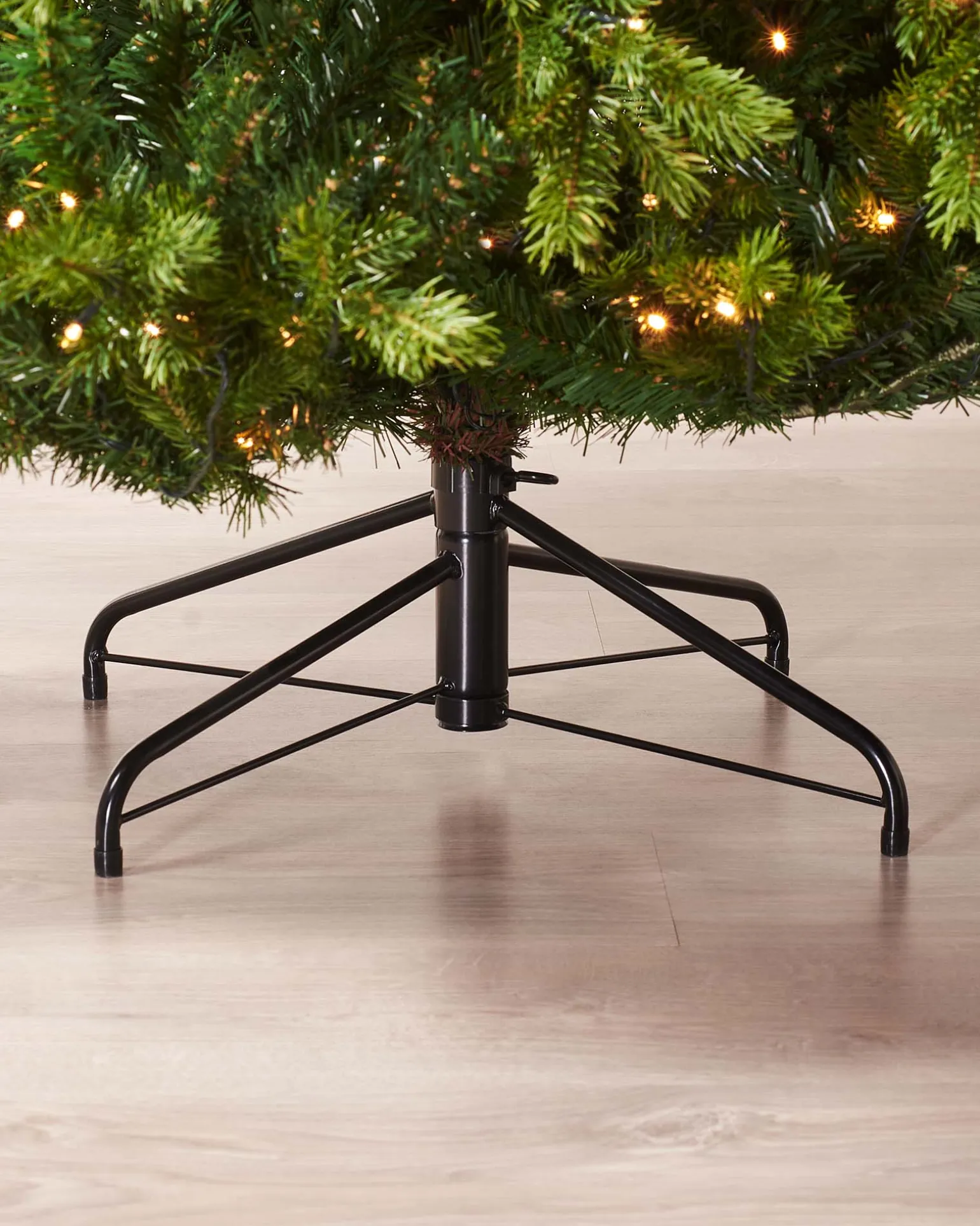 Pre-Lit Balsam Fir Christmas Tree, 8 Ft