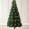 Pre-Lit Berry Cluster Fibre Optic Christmas Tree, 7 Ft