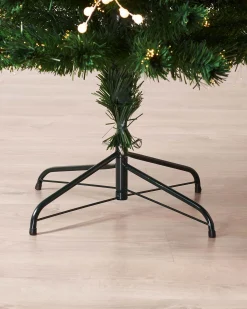 Pre-Lit Berry Cluster Fibre Optic Christmas Tree, 7 Ft