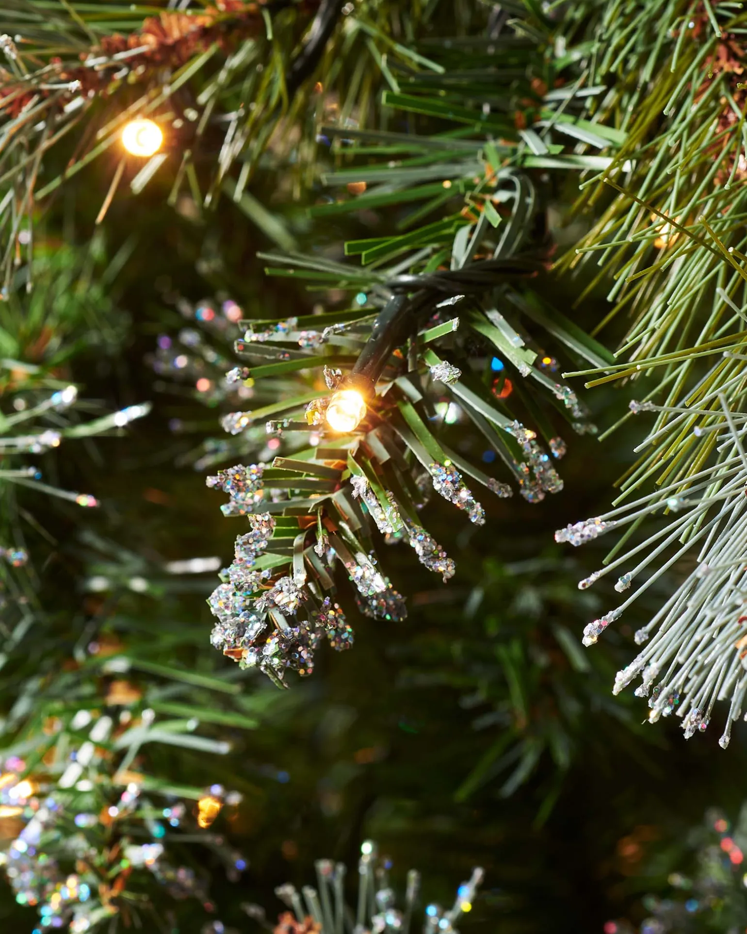 Pre-lit Blue Brockton Spruce Christmas Tree, 6 Ft