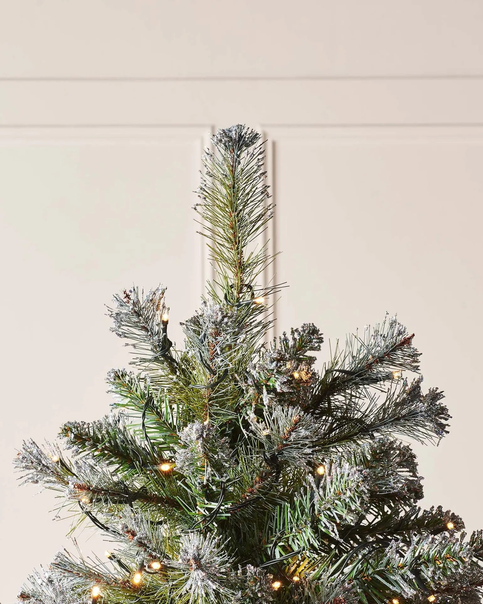 Pre-lit Blue Brockton Spruce Christmas Tree, 7 Ft