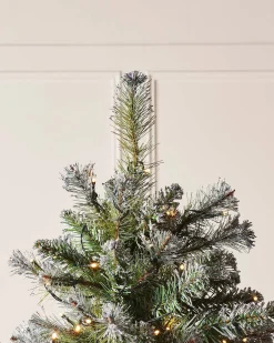 Pre-lit Blue Brockton Spruce Christmas Tree, 7 Ft