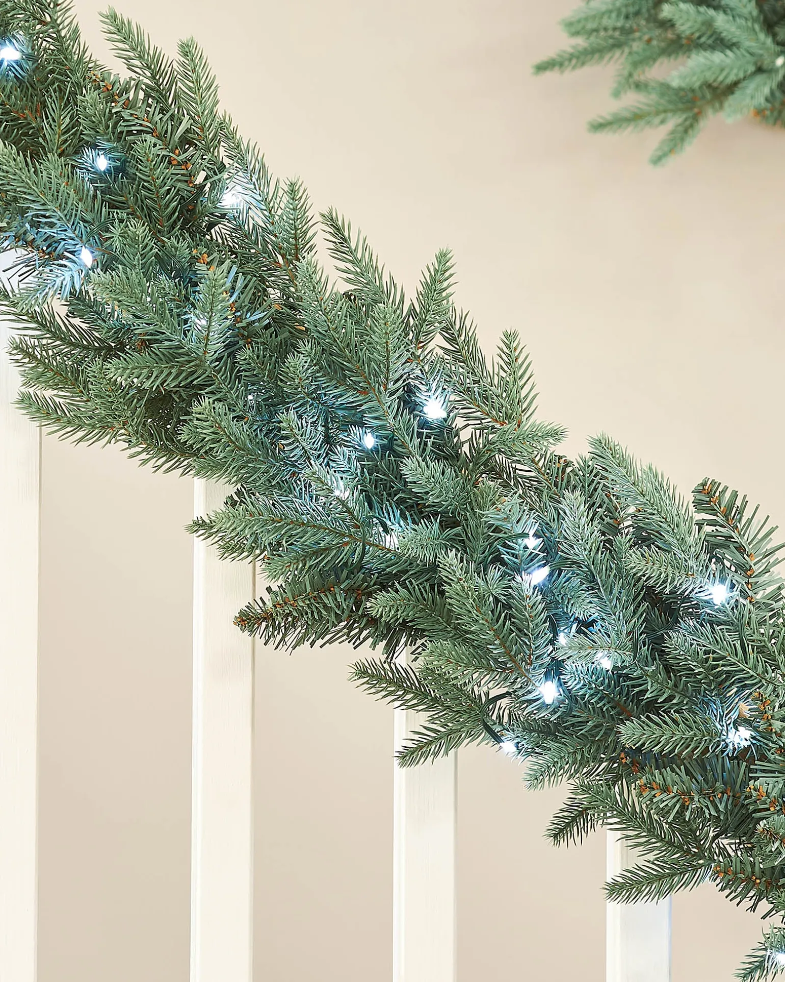 Pre-Lit Blue Mixed Pine Garland, 9 Ft