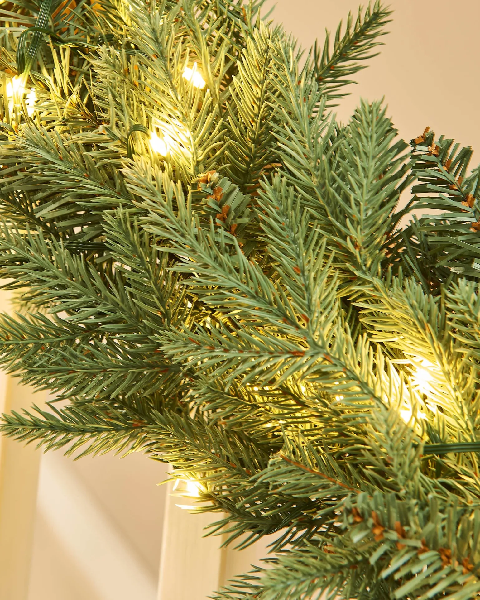 Pre-Lit Blue Mixed Pine Garland, 9 Ft
