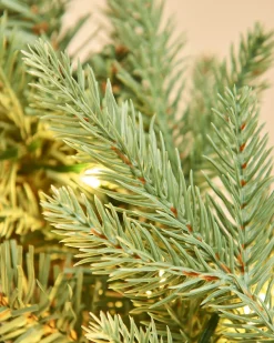 Pre-Lit Blue Mixed Pine Garland, 9 Ft