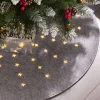 Pre-Lit Christmas Tree Mat, Grey, 98 Cm