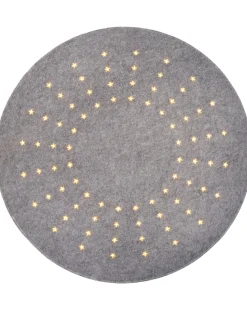 Pre-Lit Christmas Tree Mat, Grey, 98 Cm