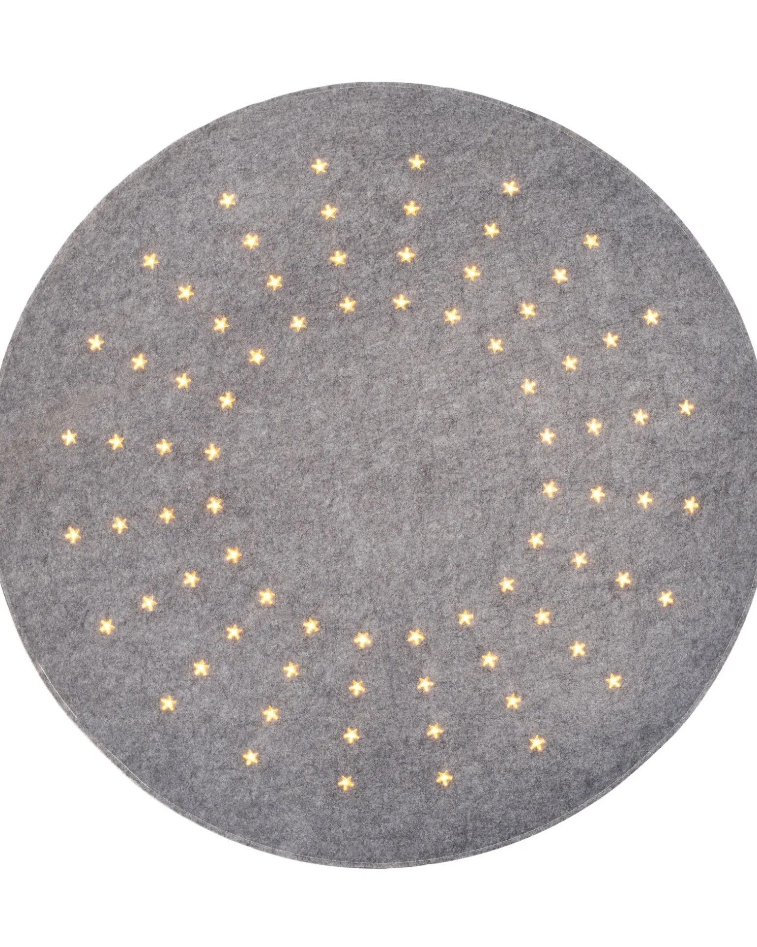 Pre-Lit Christmas Tree Mat, Grey, 98 Cm