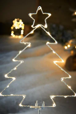 Pre-Lit Christmas Tree Pathway Stake Light, 60 Cm
