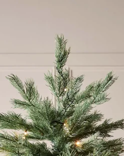 Pre-Lit Colorado Blue Spruce Christmas Tree, 6 Ft