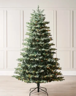 Pre-Lit Colorado Blue Spruce Christmas Tree, 6 Ft