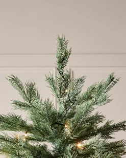 Pre-Lit Colorado Blue Spruce Christmas Tree, 7 Ft