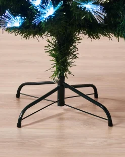 Pre-Lit Colour Changing Fibre Optic Christmas Tree, 5 Ft
