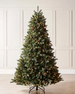 Pre-Lit Craford Pine Christmas Tree, 7 Ft