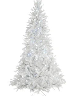 Pre-Lit Deluxe White Pine Multi-Function Christmas Tree, 6 Ft