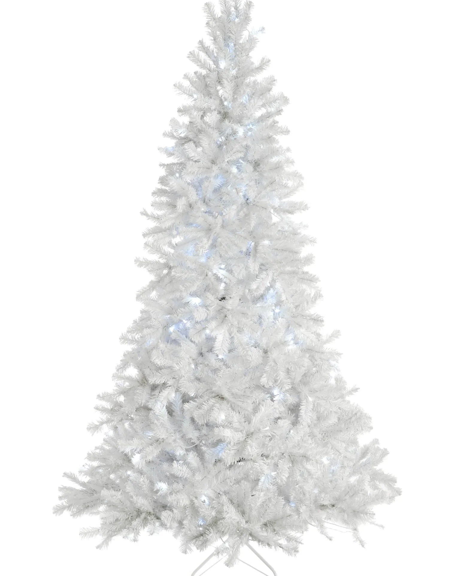 Pre-Lit Deluxe White Pine Multi-Function Christmas Tree, 9 Ft