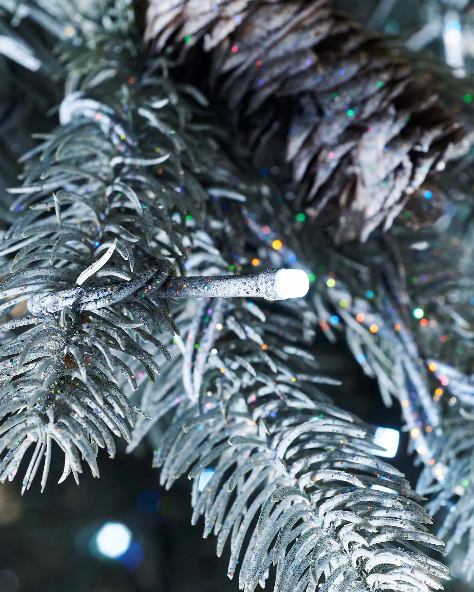 Pre-Lit Edwardian Spruce Multi-Function Christmas Tree, 6 Ft