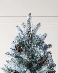 Pre-Lit Edwardian Spruce Multi-Function Christmas Tree, 5 Ft