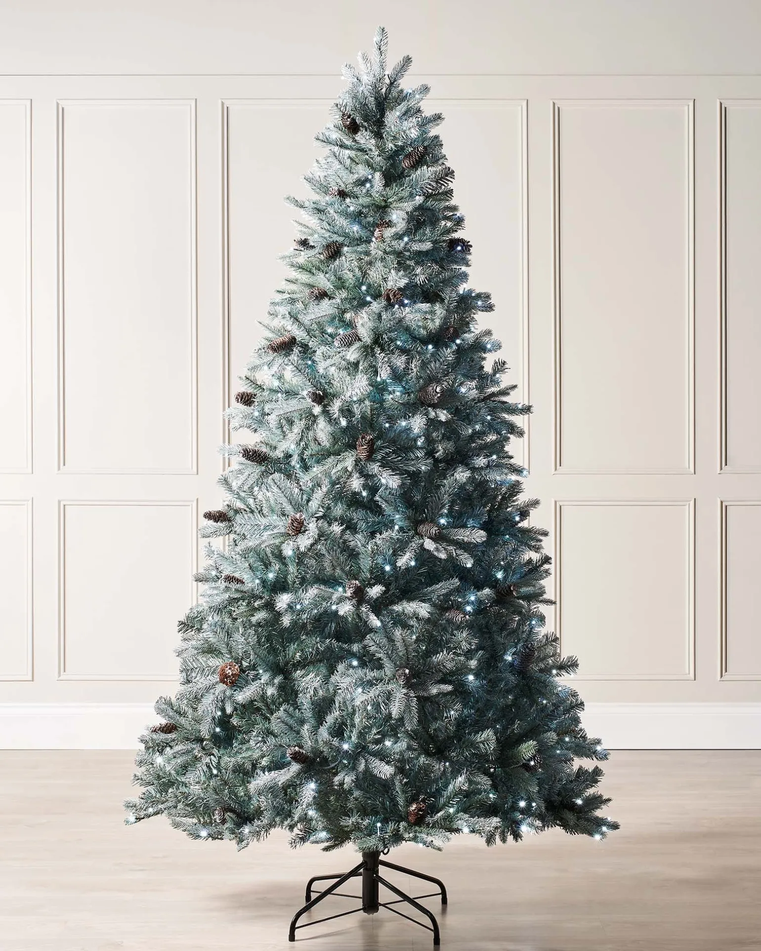 Pre-Lit Edwardian Spruce Multi-Function Christmas Tree, 7 Ft