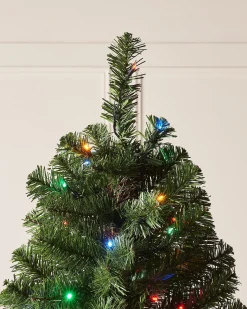 Pre-Lit Emerald Spruce Christmas Tree, Multi Colour, 7 Ft