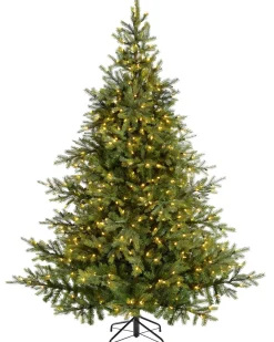 Pre-Lit Empress Pine Multi-Function Christmas Tree, 6 Ft
