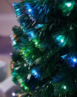 Pre-Lit Fibre Optic Multi-Colour Christmas Tree, 7 Ft