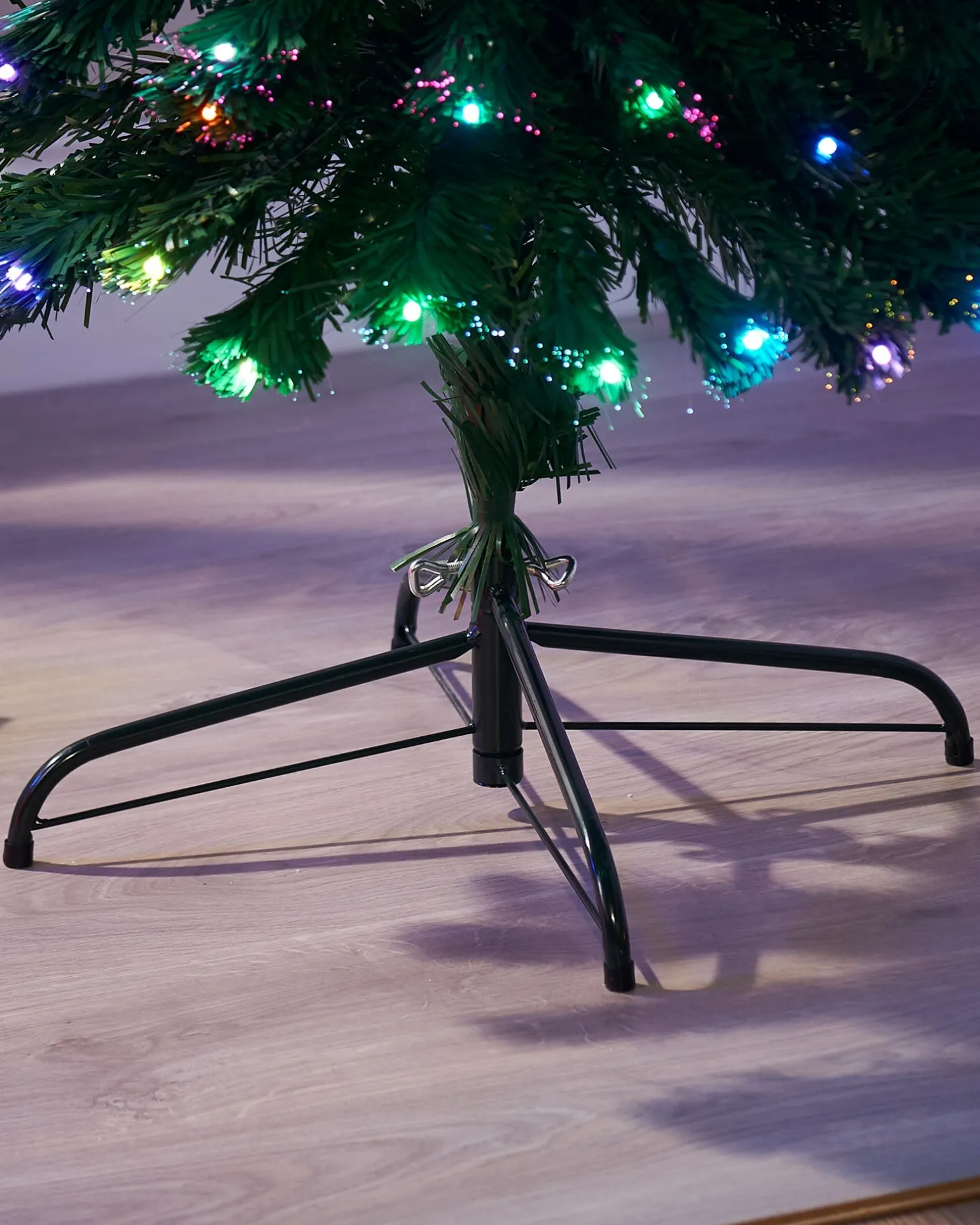 Pre-Lit Fibre Optic Multi-Colour Christmas Tree, 7 Ft