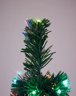 Pre-Lit Fibre Optic Multi-Colour Christmas Tree, 7 Ft