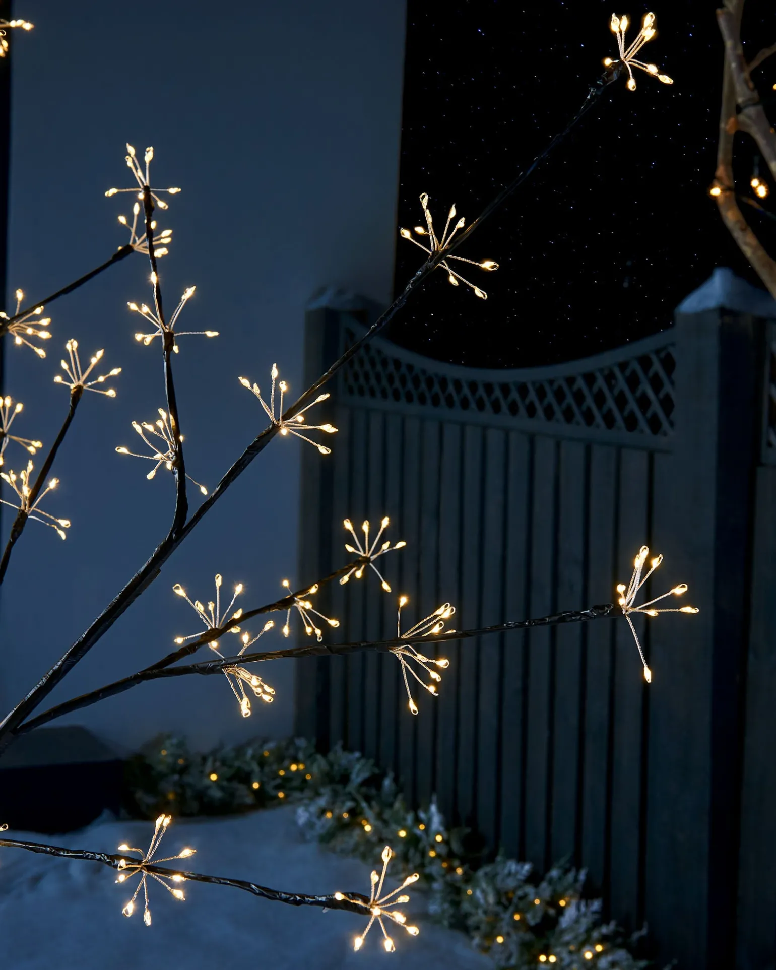 Pre-Lit Firework Twig Tree, 6 Ft