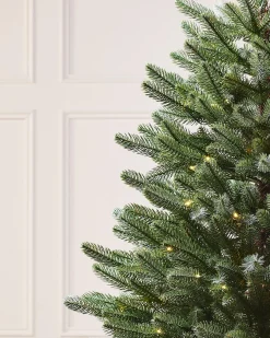 Pre-Lit Frosted Potted Christmas Tree, 3.5 Ft