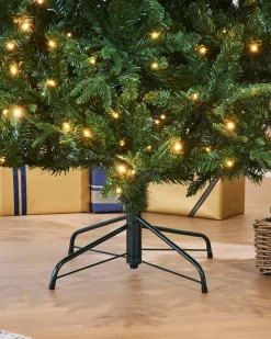Pre-lit Grand Alaskan Fir Christmas Tree, 9 Ft