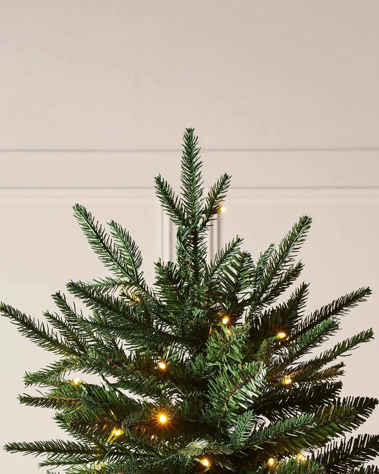 Pre-lit Grand Alaskan Fir Christmas Tree, Dual Multi Colour, 7 Ft