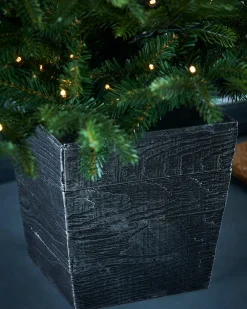 Pre-Lit Grand Fir Potted Christmas Tree, 4 Ft