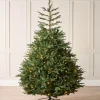 Pre-Lit Grand Nordmann Fir Christmas Tree, 6 Ft