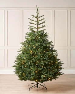 Pre-Lit Grand Nordmann Fir Christmas Tree, 6 Ft