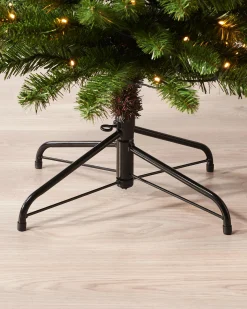 Pre-Lit Green Pencil Christmas Tree, 6.5 Ft