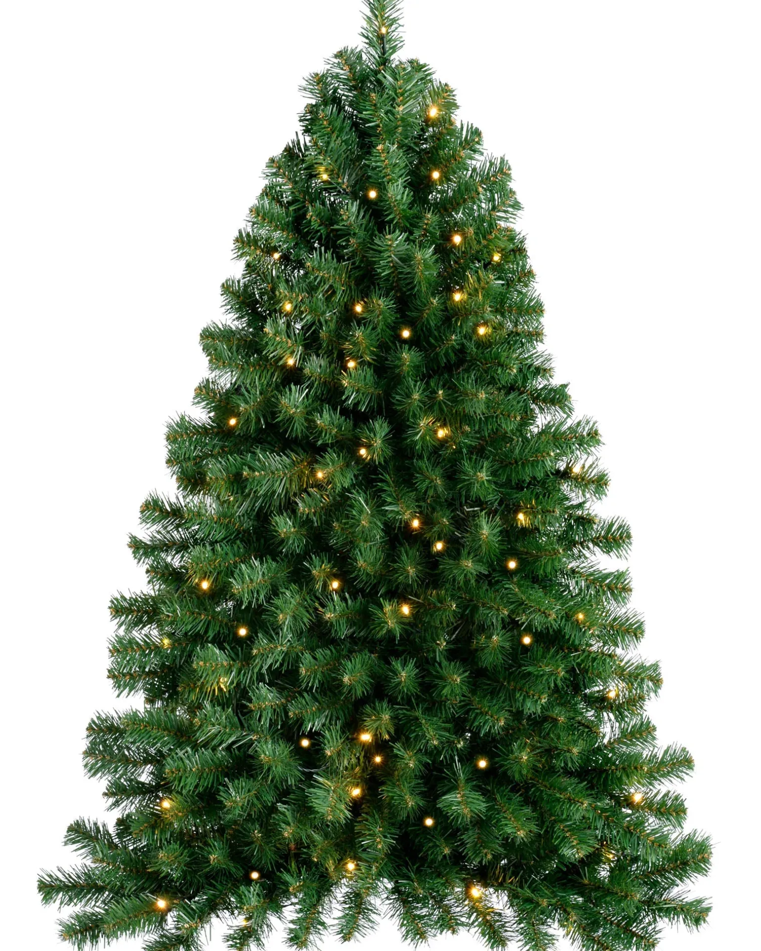 Pre-Lit Green Wall Mounted Christmas Tree, 3 Ft