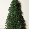 Pre-Lit Green Wall Mounted Christmas Tree, 4 Ft