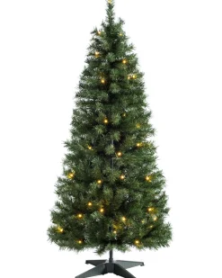 Pre-Lit Highland Pop-Up Christmas Tree, 6 Ft