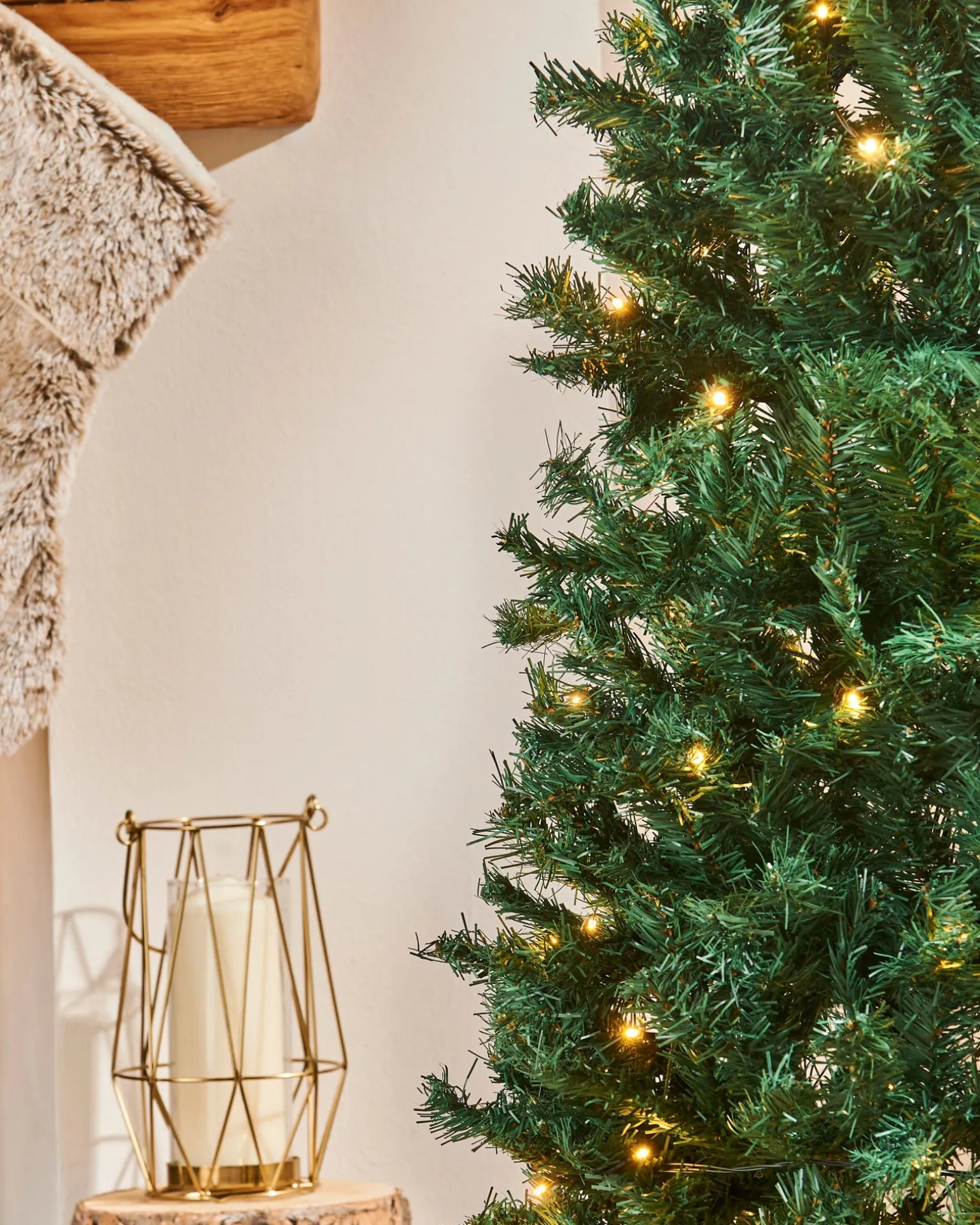 Pre-Lit Highland Pop-Up Christmas Tree, 6 Ft