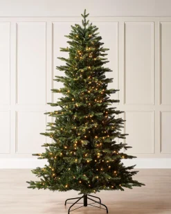 Pre-Lit Himalayan Fir Christmas Tree, 7 Ft