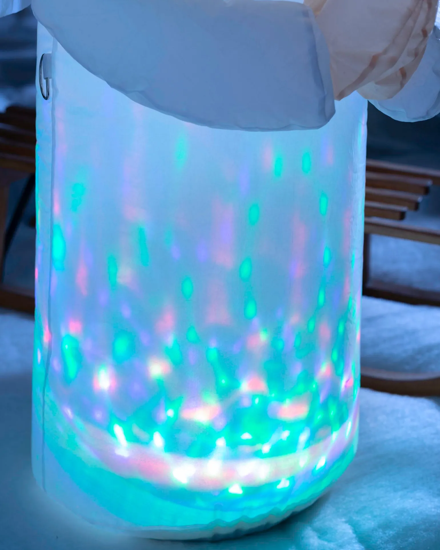 Pre-Lit Inflatable Colour Changing Angel, 3.5 Ft