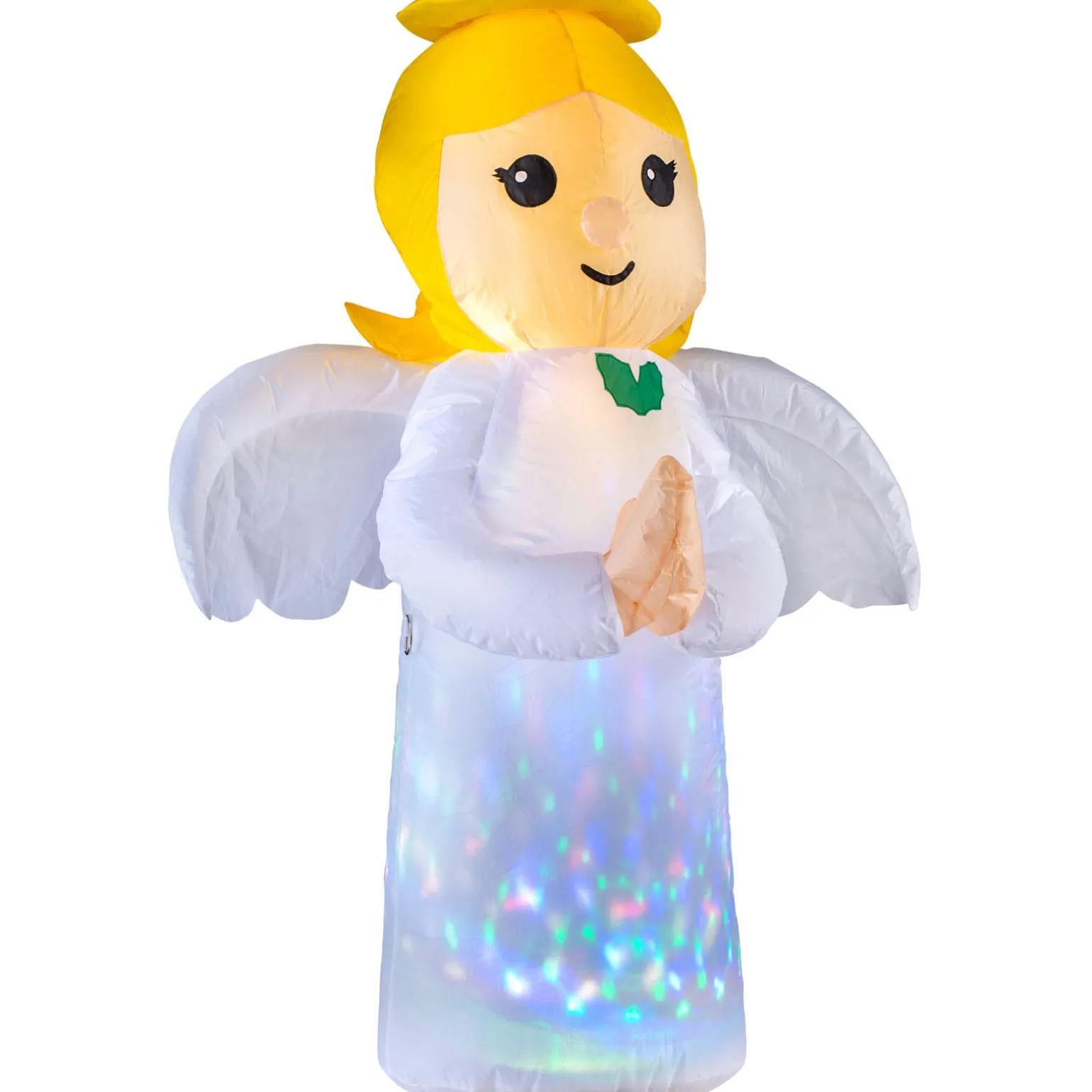 Pre-Lit Inflatable Colour Changing Angel, 3.5 Ft