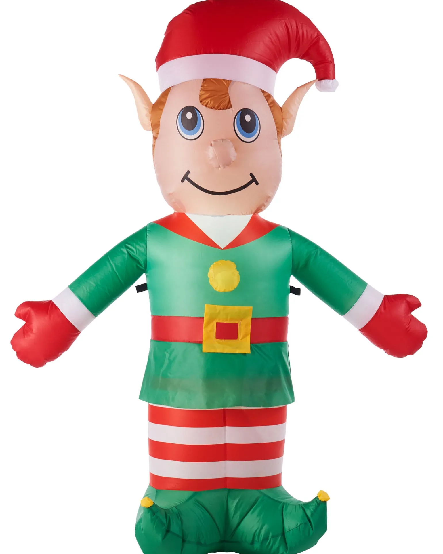 Pre-Lit Inflatable Elf, 5 Ft