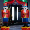 Pre-Lit Inflatable Nutcracker Arch, 8 Ft