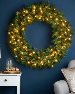 Pre-Lit Majestic Wreath, 1 M