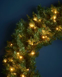 Pre-Lit Majestic Wreath, 1 M