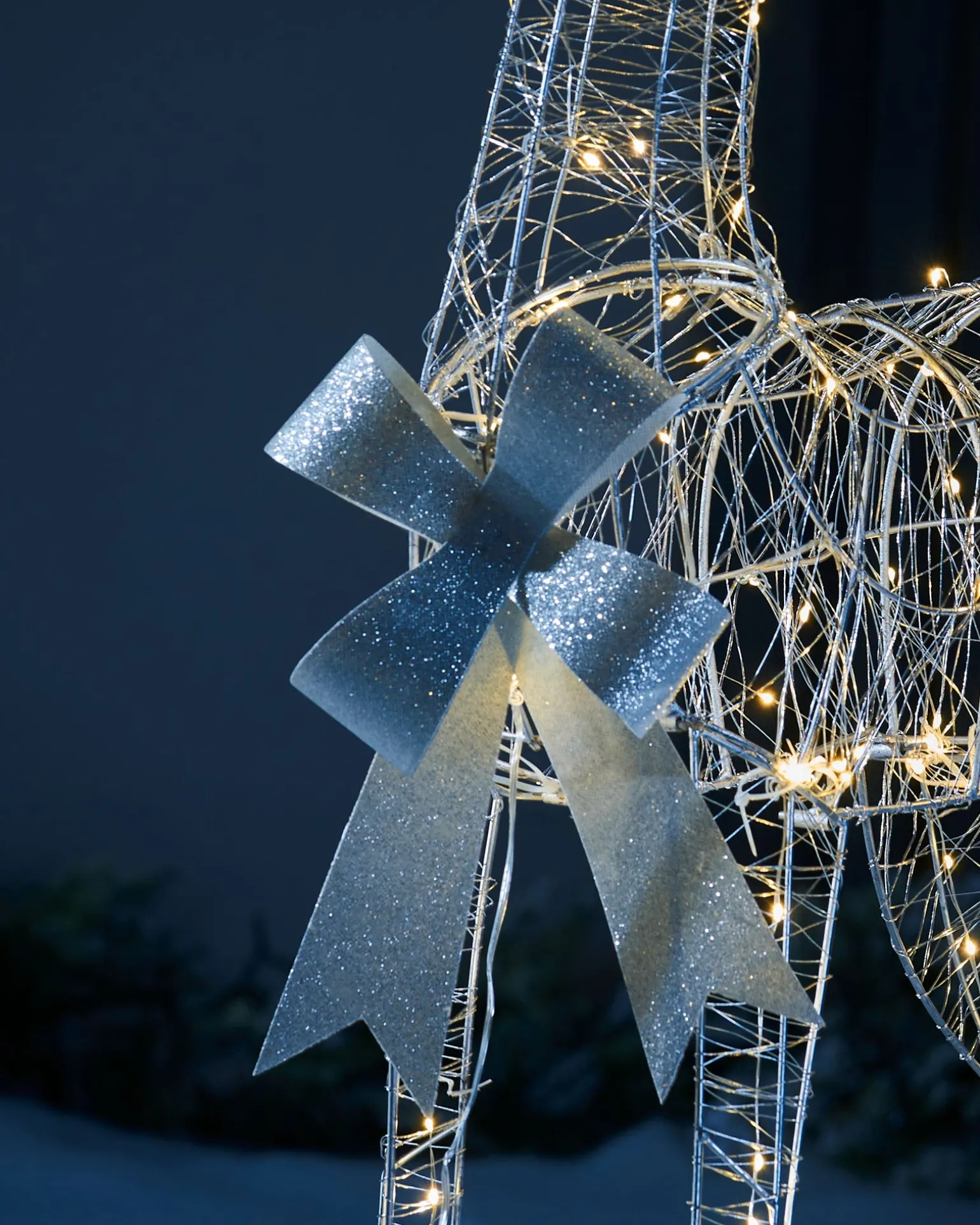 Pre-Lit Micro LED Reindeer Family Silhouette, 135 Cm